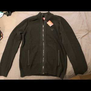 GUESS Men’s Zip-up Sweater